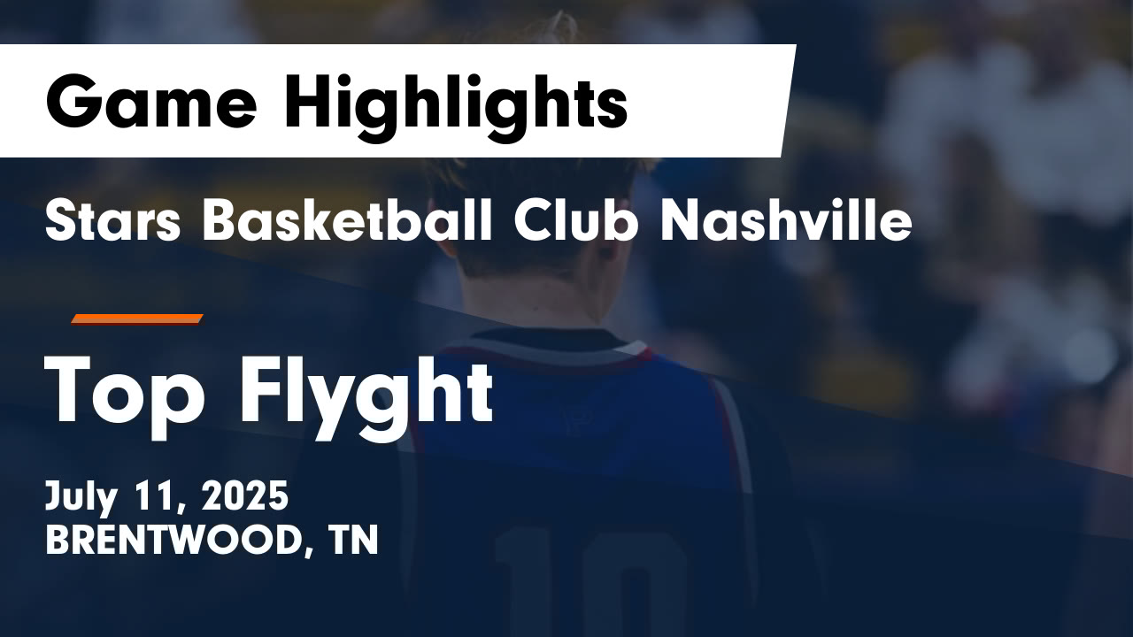 JohnBybee's tweet card. Stars Basketball Club Nashville vs Top Flyght Game Highlights - July 11, 2025