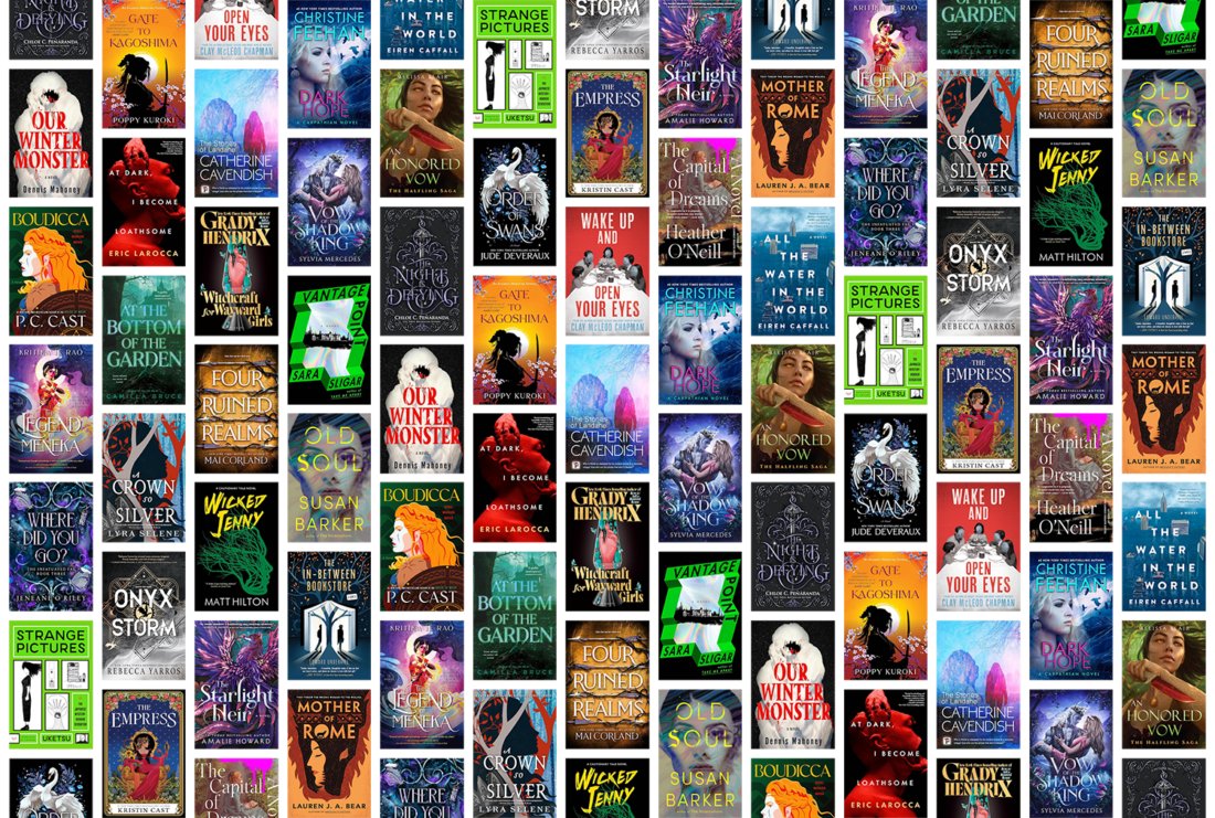 HarperPerennial's tweet card. Demon slayers, bladesmiths, kings and queens all appear in January's new crossover titles.