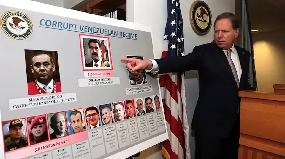 michelleriveraa's tweet card.     La Oficina de Asuntos del Hemisferio Occidental de Estados Unidos anunció que designó al Cártel de Los Soles, con sede en Venezuela, como “organización terrorista global”, señalada de colaborar...