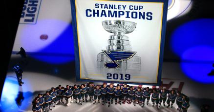 MDeFranks's tweet card. The Blues won the franchise’s first Stanley Cup in 2019, and followed it up with the best record in the Western Conference during the 2019-20 regular season.