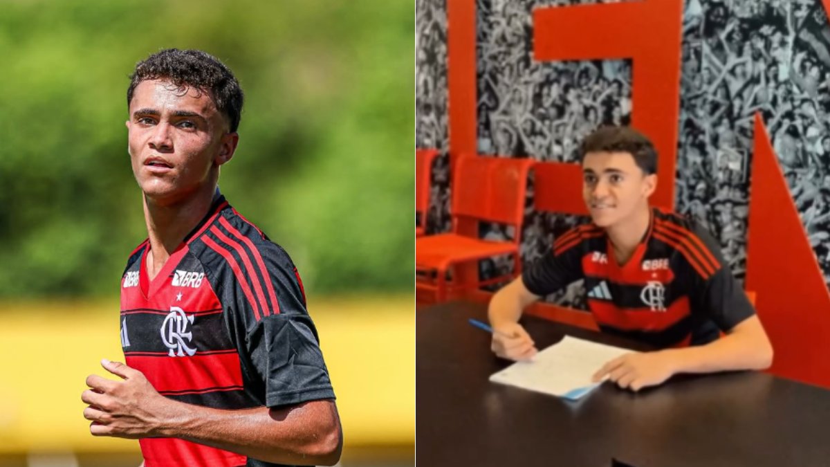 ColunadoFla's tweet card. Pedro é bom driblador e velocista, que atua principalmente pelas pontas do campo no time Sub-17 do Flamengo