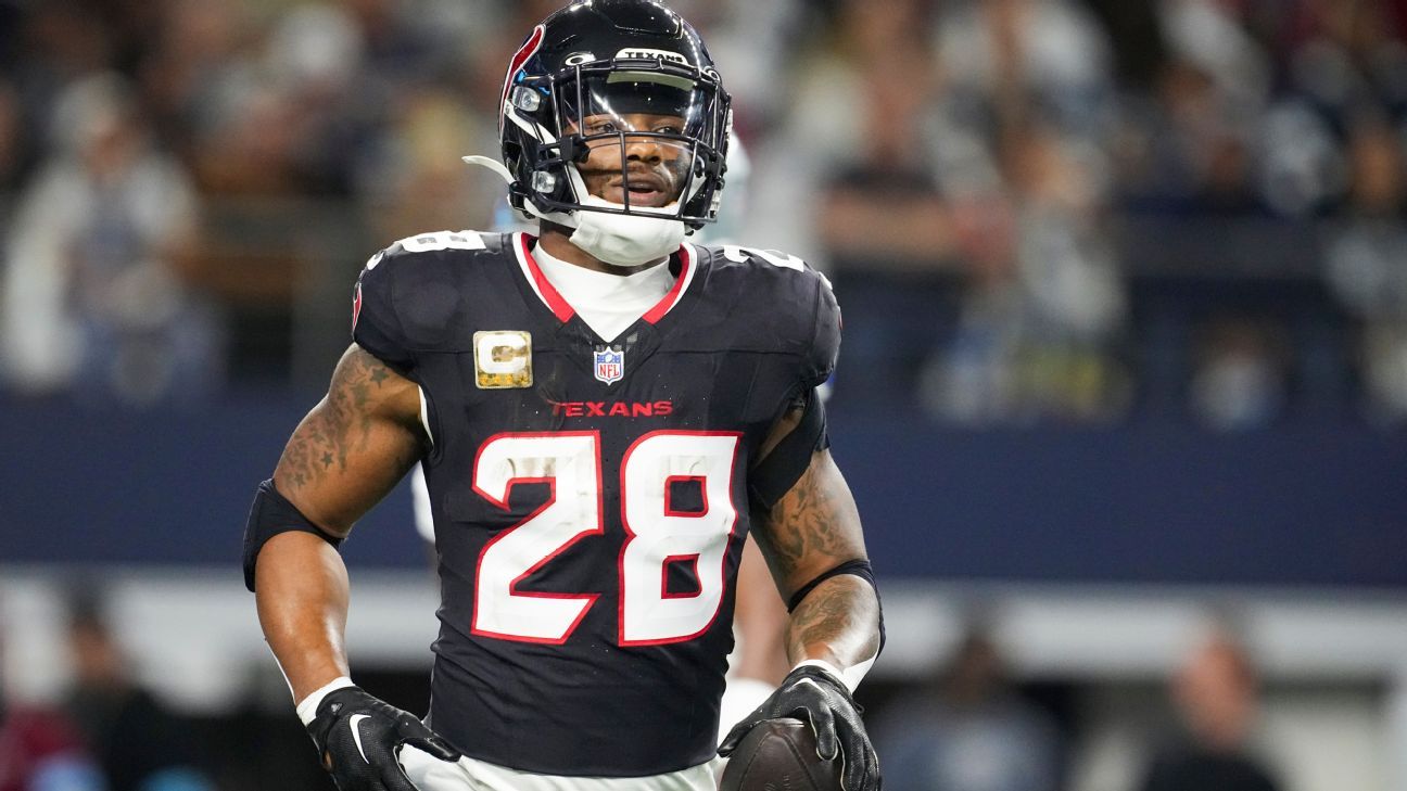 ESPNNFL's tweet card. Texans running back Joe Mixon will miss a majority of the preseason with an ankle injury and will be reevaluated closer to the start of the regular season, a source confirmed to ESPN.