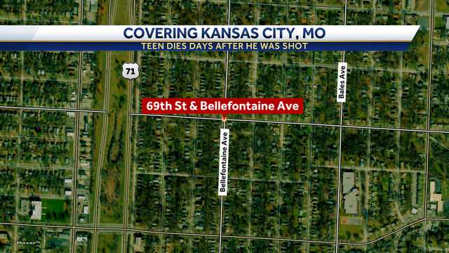kmbc's tweet card. KCPD says the victim was shot late Sunday.