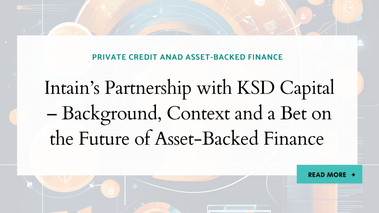 SidIntain1's tweet card. Why the Partnerships Matter Intain has partnered with KSD Capital to bridge the gap between fintech lenders and the regional and community banks eager to deploy capital. In parallel, we have been...