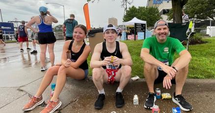 qctimes's tweet card. A little rain on could not stop the Mannings from taking part in the Quad-City Times Bix 7 and the Prairie Farms Quick Bix.