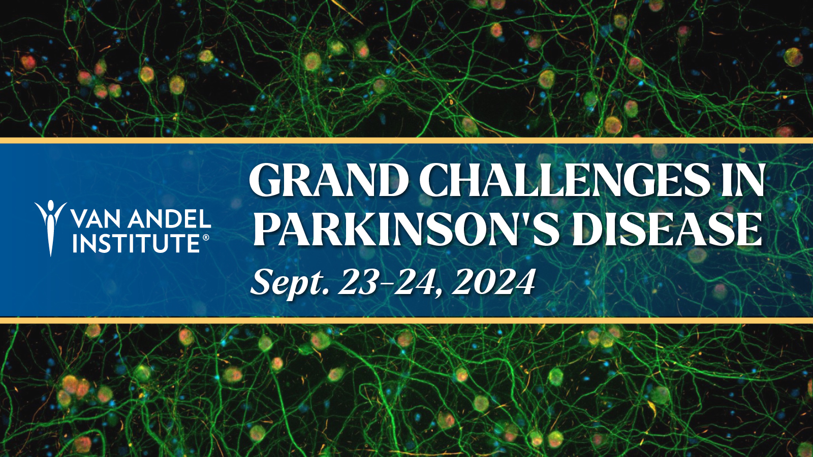 NeuroVAI's tweet card. Join us for Grand Challenges in Parkinson’s Disease at Van Andel Institute Stay informed about exciting upcoming events and activities.