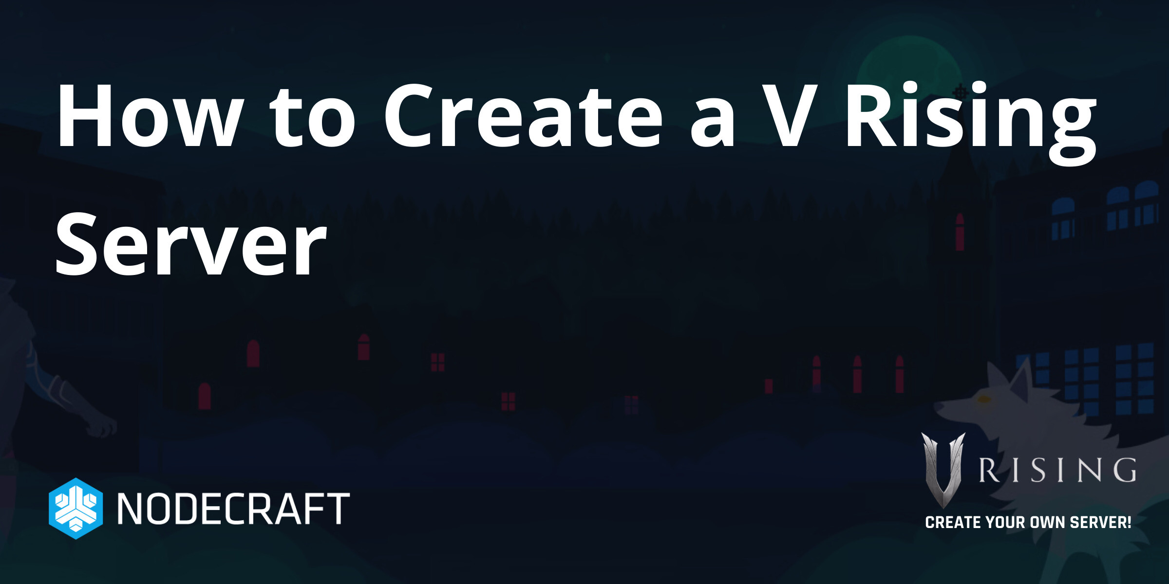 nodecraft's tweet card. Creating your own V Rising server allows you to tailor your vampire survival experience, whether you're aiming for a private session with friends or establishing a public realm for a broader commun...