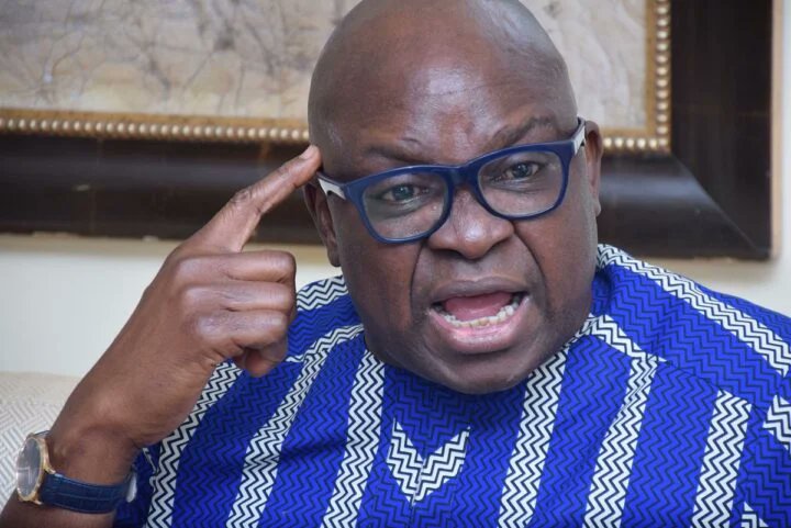 Govimang's tweet card. Former Ekiti State Governor Ayodele Fayose has issued a stark warning about the future of the Peoples Democratic Party (PDP), predicting it will finish fourth