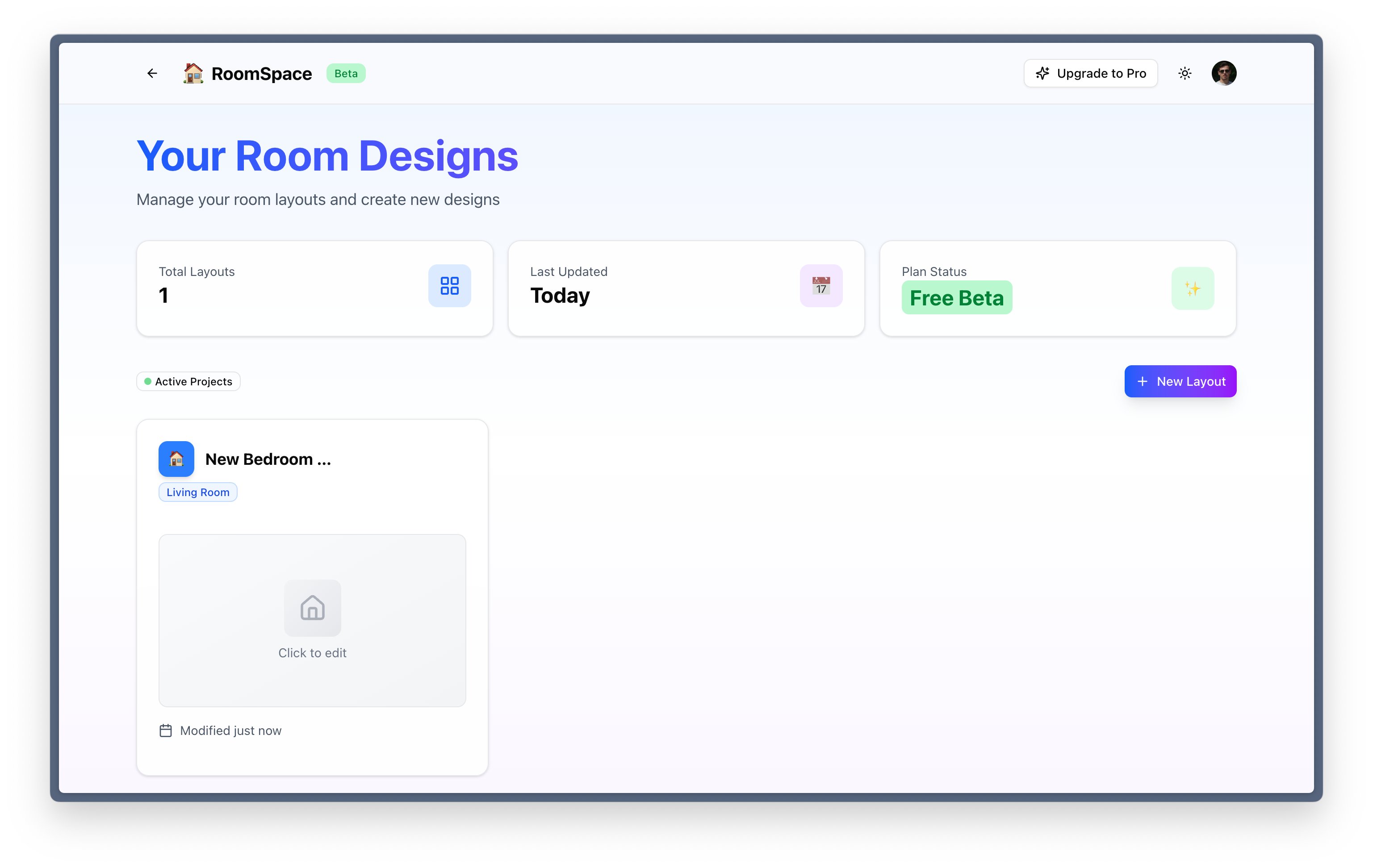 BetaList's tweet card. Design your spaces with ease