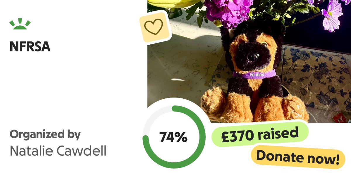 Hippopotamum's tweet card. Hi Guys, Liam & Ryan here, though out the month of July we will be walking 837 miles which is the Length of Jo… Natalie Cawdell needs your support for NFRSA