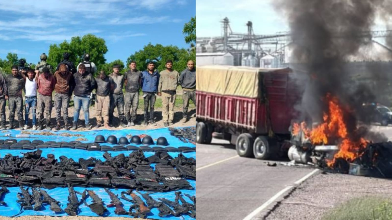 Revolucion3_0's tweet card. Aguascalientes amaneció este sábado 26 de julio entre el humo, las llamas y el desconcierto. En un operativo sorpresa encabezado por fuerzas federales, se