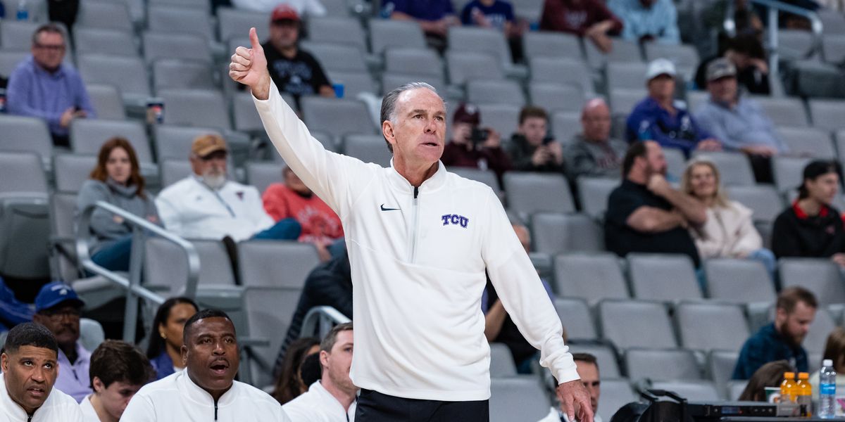 FrogsOWar's tweet card. TCU will square off against UNT in December 2025.
