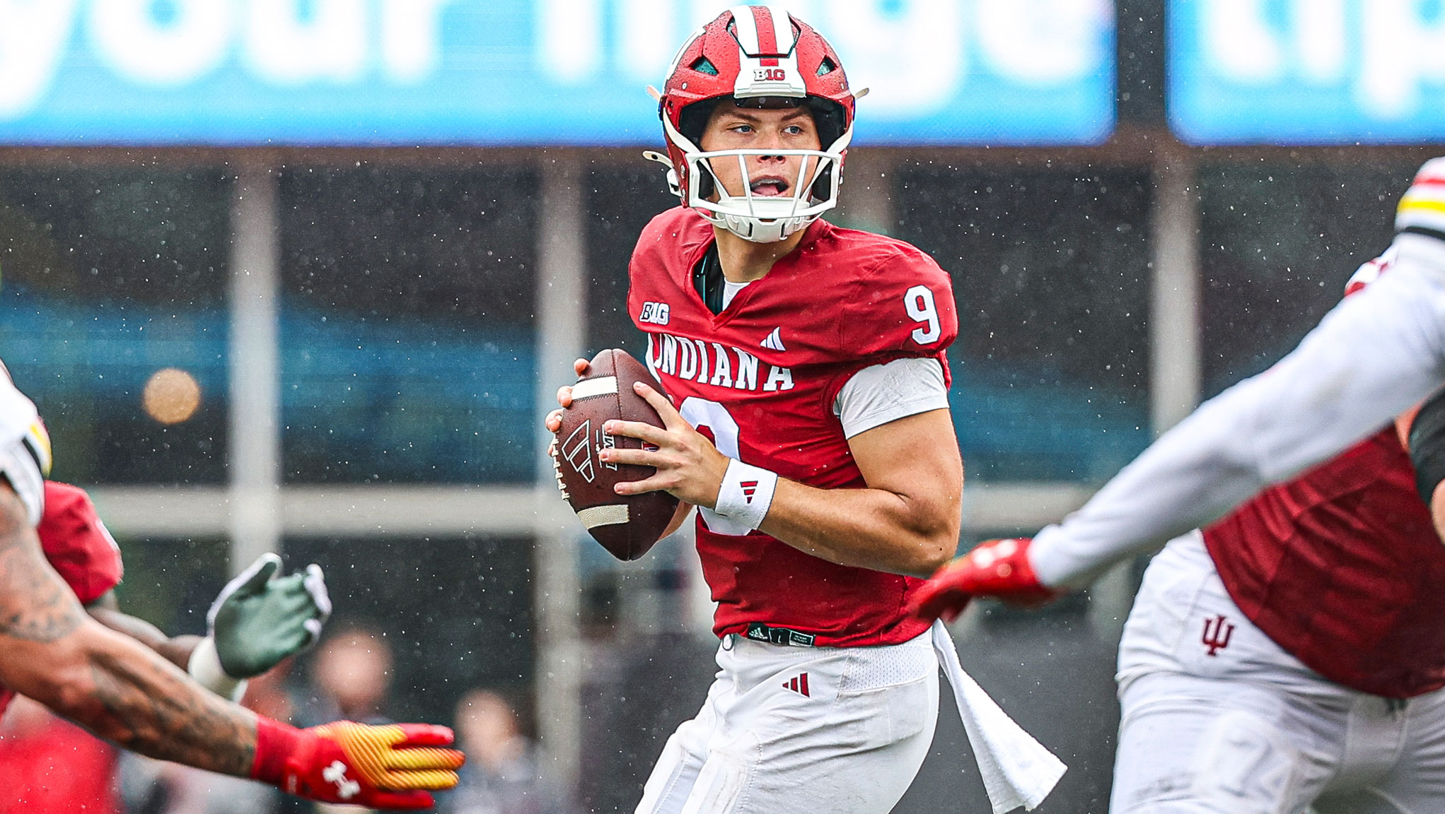 Christo7093's tweet card. Indiana University quarterback Kurtis Rourke holds the No. 1 spot in the Winter edition of the CFL Scouting Bureau rankings.