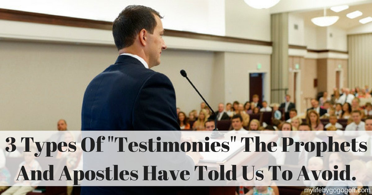 niphi35's tweet card. LDS Testimony meetings have been in the news as of late. So what is a real testimony? And what types of testimonies are not really testimonies?