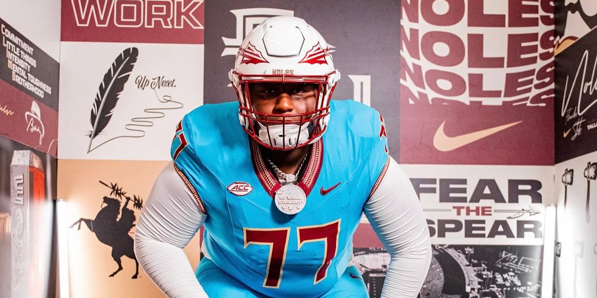 TomahawkNation's tweet card. Blue-chip offensive lineman Da’Ron Parks commits to FSU Seminoles over Ohio State Buckeyes, Auburn Tigers