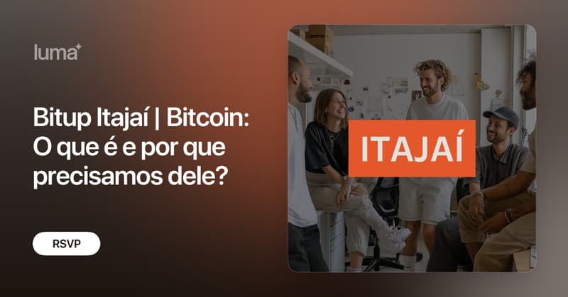 bitups_'s tweet card. Curioso sobre Bitcoin, mas quer aprender como começar ou se aprofundar ainda mais? Junte-se a nós na Rua Renato Melim Cunha, 200 - Praia Brava em Itajaí para…