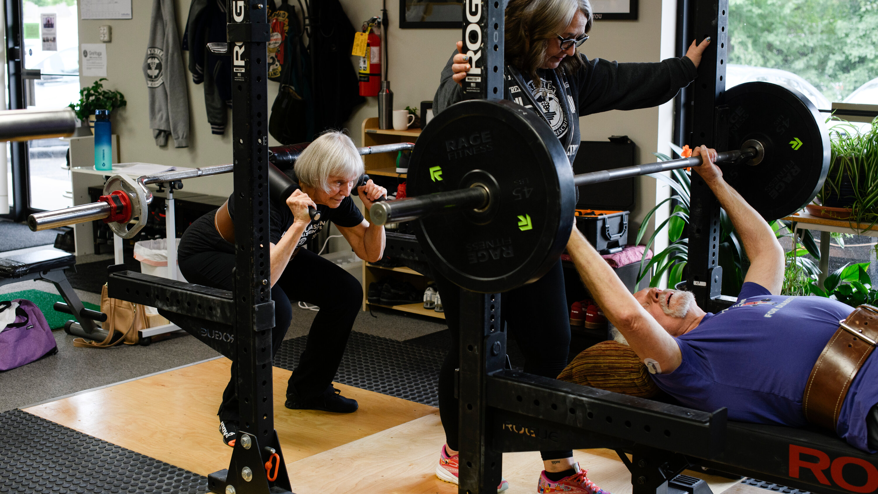 DShaywitz's tweet card. Greysteel, a gym outside Detroit, teaches barbell lifting for older people. Some are well into their 80s and 90s.