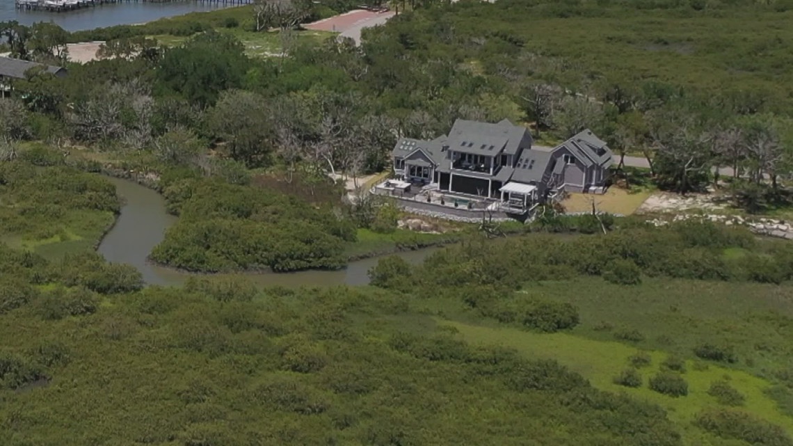 WWLTV's tweet card. The home sold for nearly $500,000 less than when it was originally listed for the second time in April.