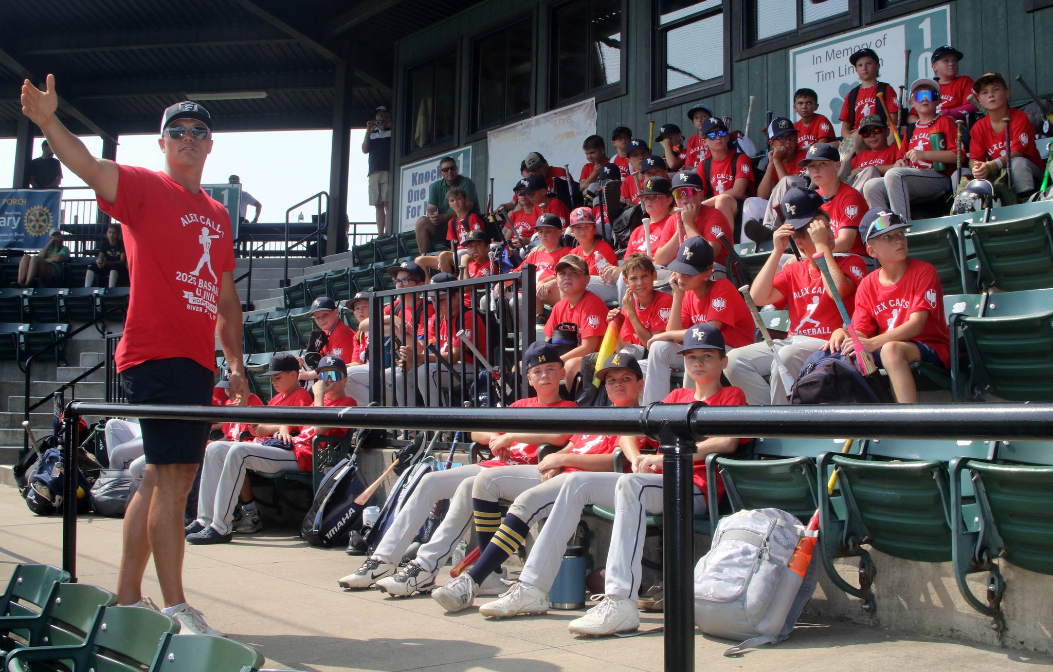 ZoneCoverageMN's tweet card. River Falls, WI – It’s not often a Major League Baseball player gets to return to his hometown in the middle of the season. Washington Nationals