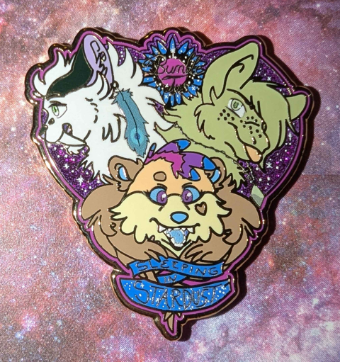 SMStilesProject's tweet card. One of Tus' dreams was to have her art and her characters as a pin in pin collections all around the world! She never got around to it, but I believe ...