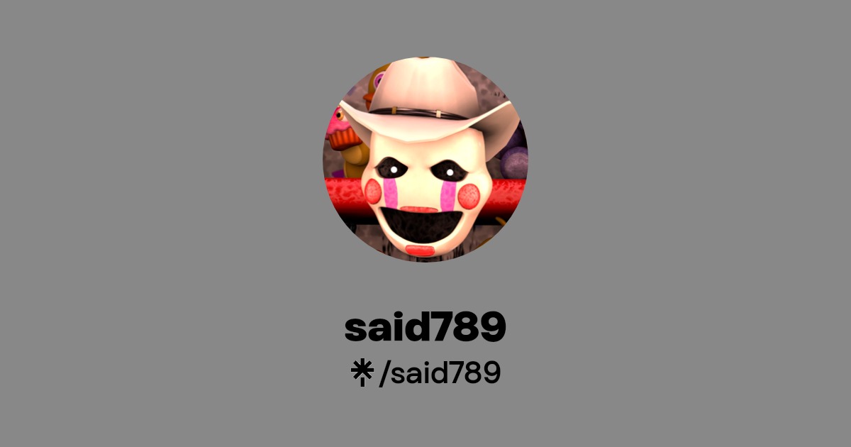 puppetrevival's tweet card. Discord: Said789