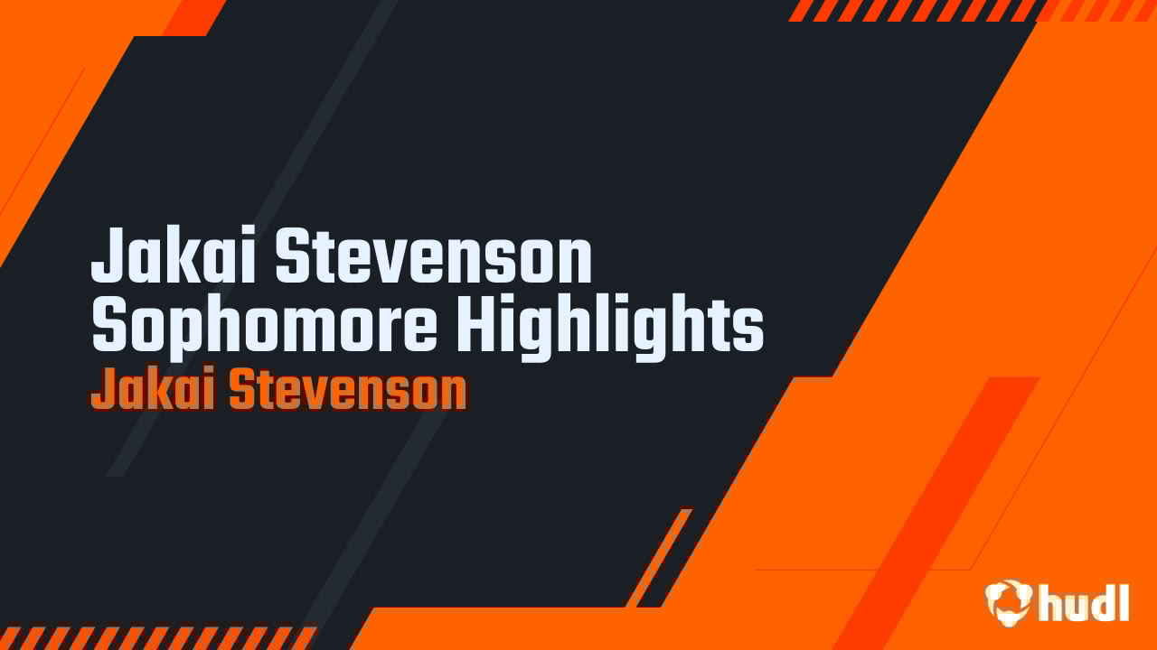 Only1jakai19's tweet card. Jakai Stevenson Sophomore Highlights