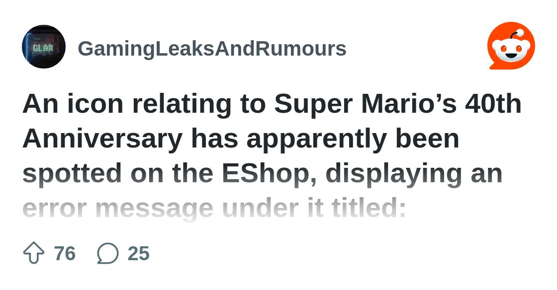 rgamingleaks's tweet card. Explore this post and more from the GamingLeaksAndRumours community