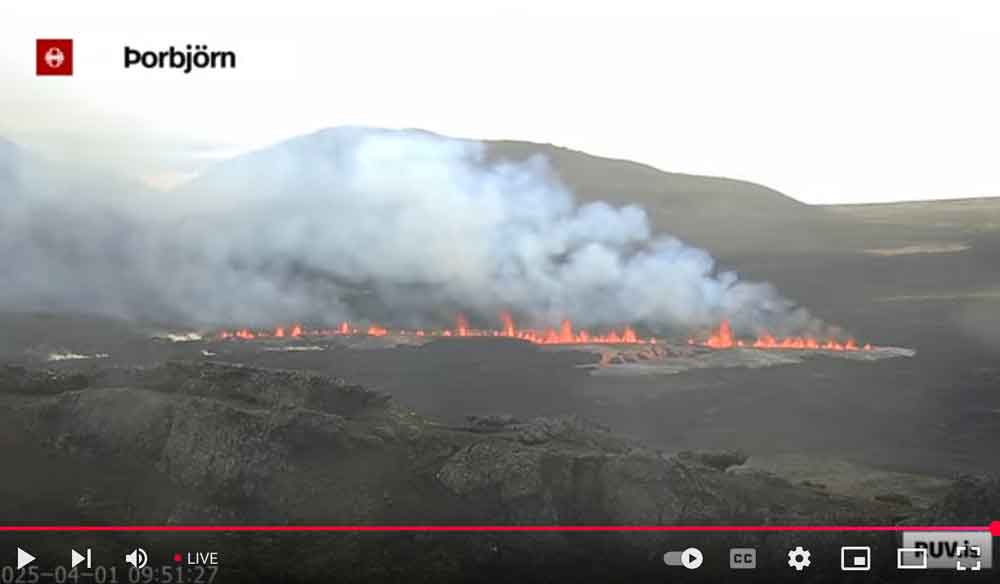 volcanodiscover's tweet card. Updates and news on the new eruption on Iceland's Reykjanes peninsula