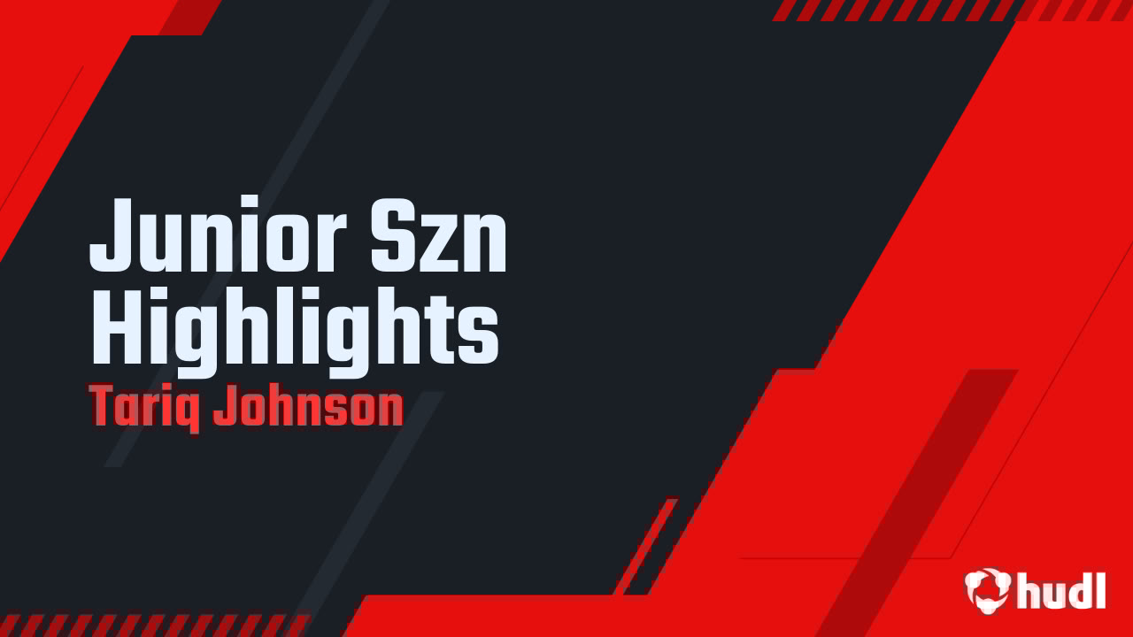 _TariqJohnson's tweet card. Junior Szn Highlights