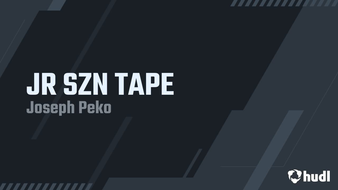 JosephPeko's tweet card. JR SZN TAPE