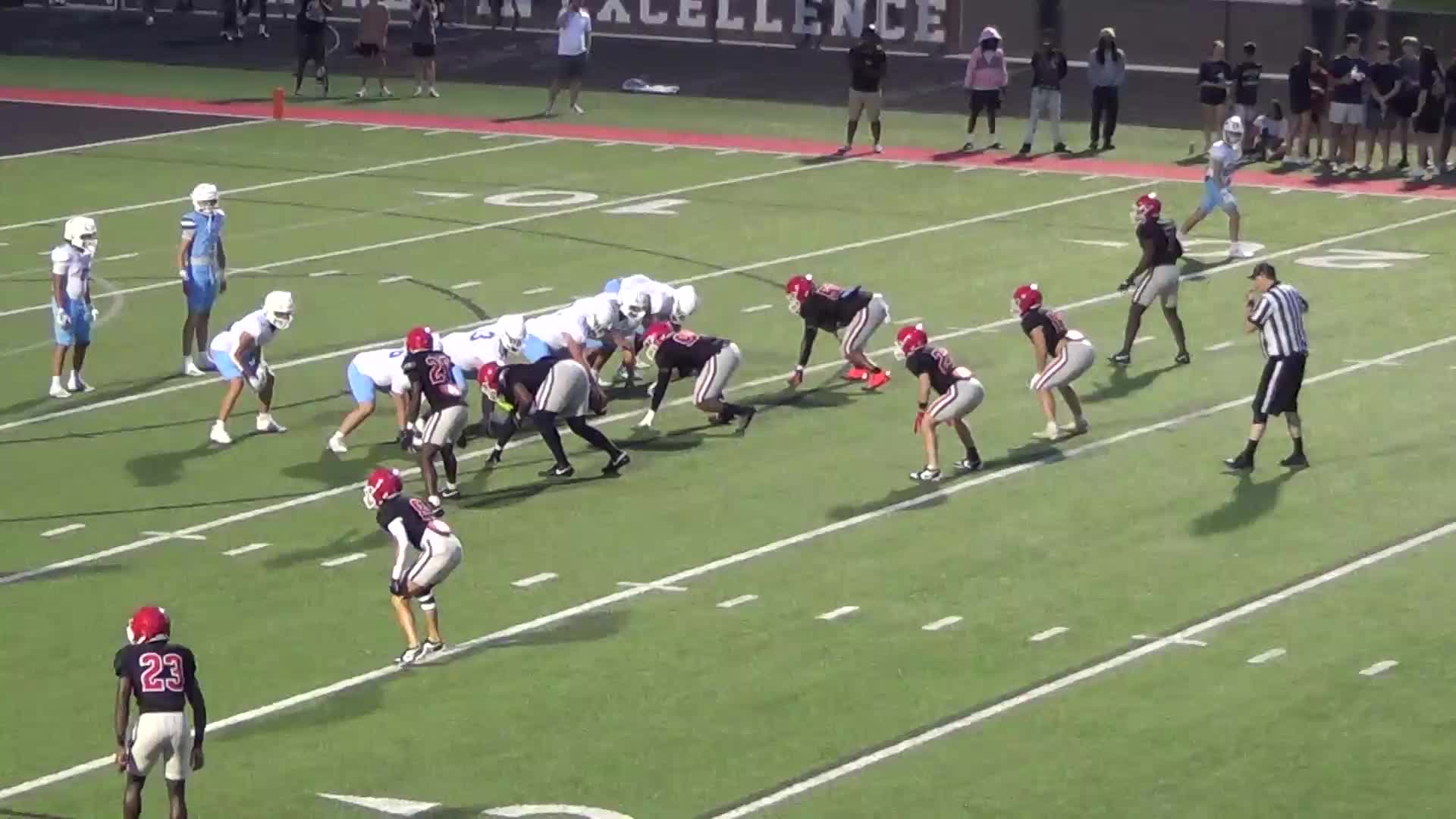 jeremiahcole66's tweet card. Spring Game 1st Half