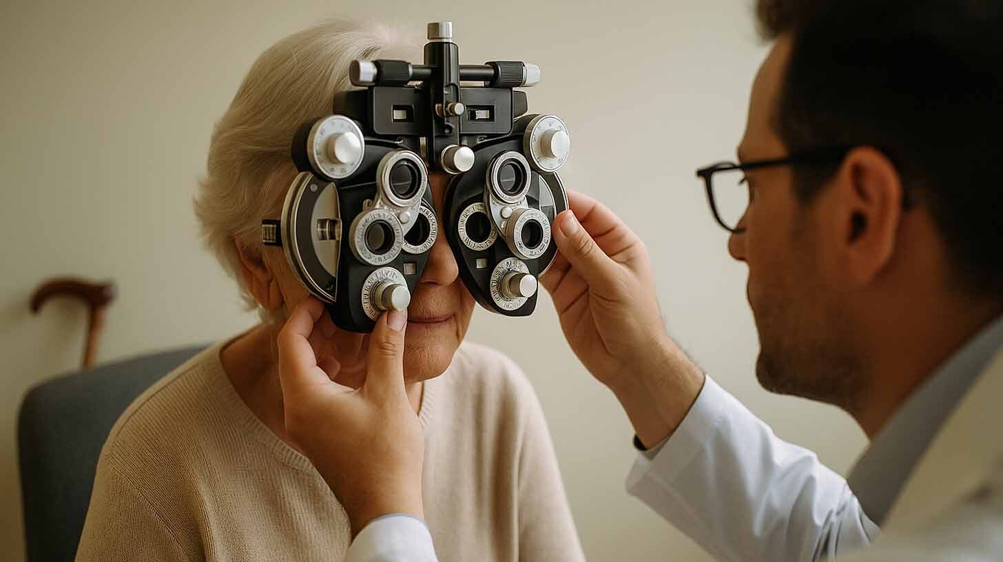 miresearchuniv's tweet card. Older adults with vision problems face a heightened risk of falls and premature death, according to a new University of Michigan study.
