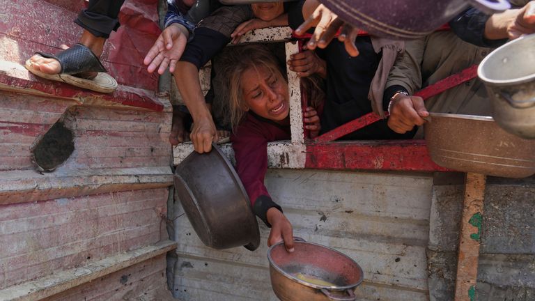 anonoccu1's tweet card. The Hamas-run health ministry in Gaza says 127 people have died from malnutrition-related causes, including 85 children.