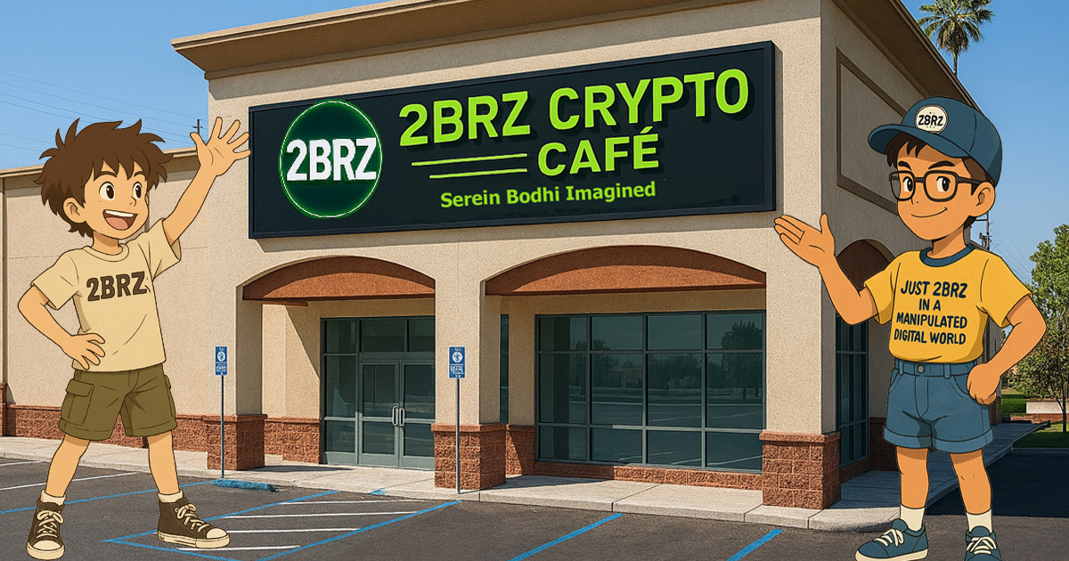 2_Brohz's tweet card. 2BRZ Crypto Café is more than a coffee shop — it's a modern-day sanctuary powered by the community