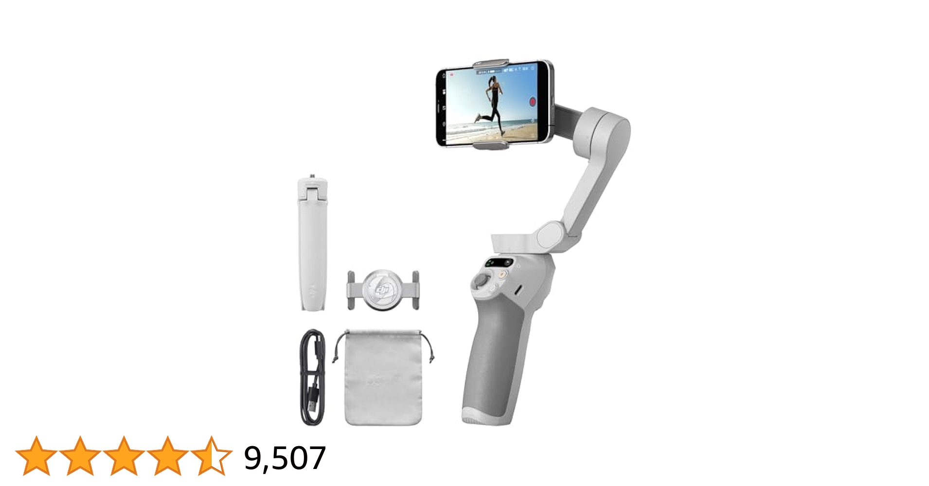 rawandrealfin's tweet card. DJI OM123-Handheld 3-Axis Smartphone Gimbal Stabilizer with Grip Tripod, Built-in Extension Rod, Shot Guide for Vlogging, YouTube, Live Video, Phone Stabilizer Compatible with iPhone and Android(Grey)