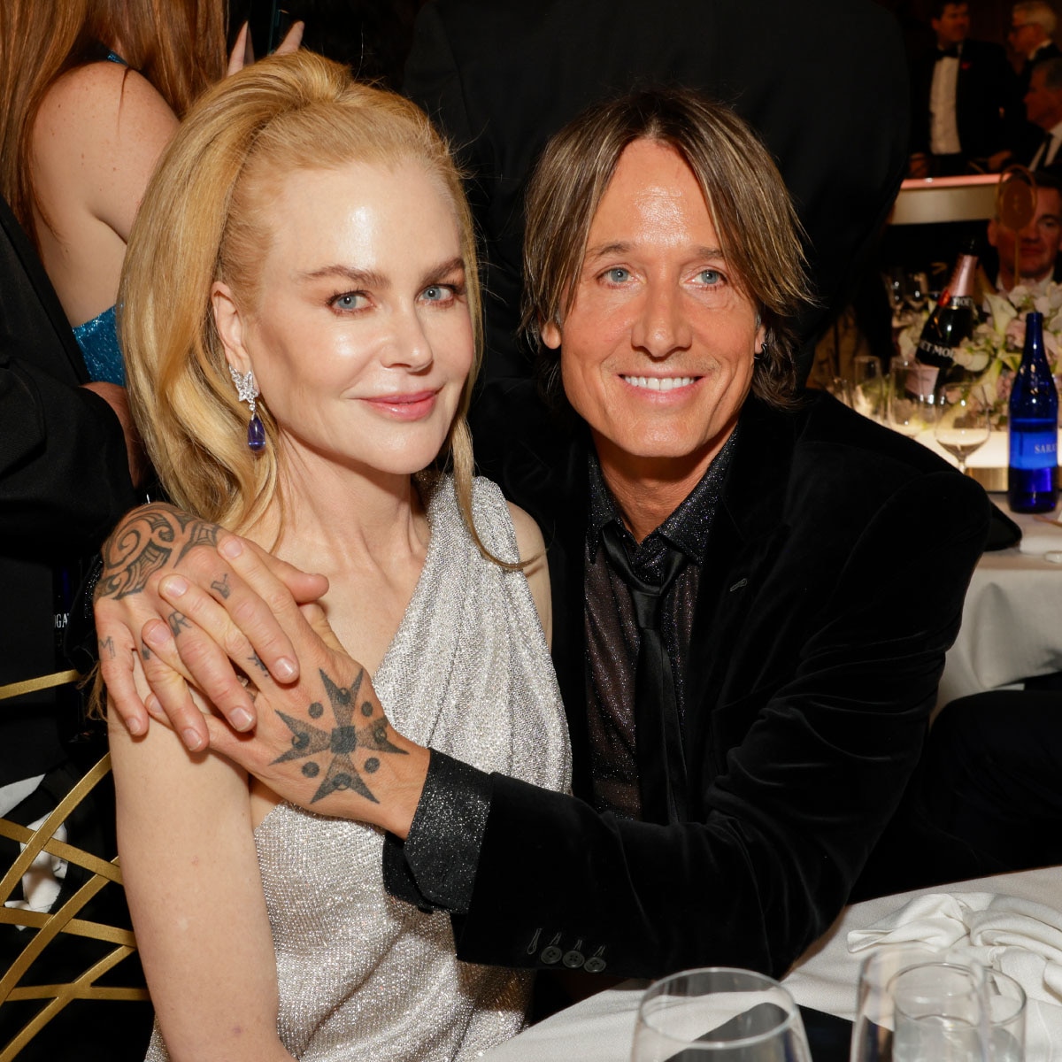 YahooEnt's tweet card. Nicole Kidman submitted a visa application as a first step in her and husband Keith Urban's process of becoming residents of Portugal, E! News has learned.