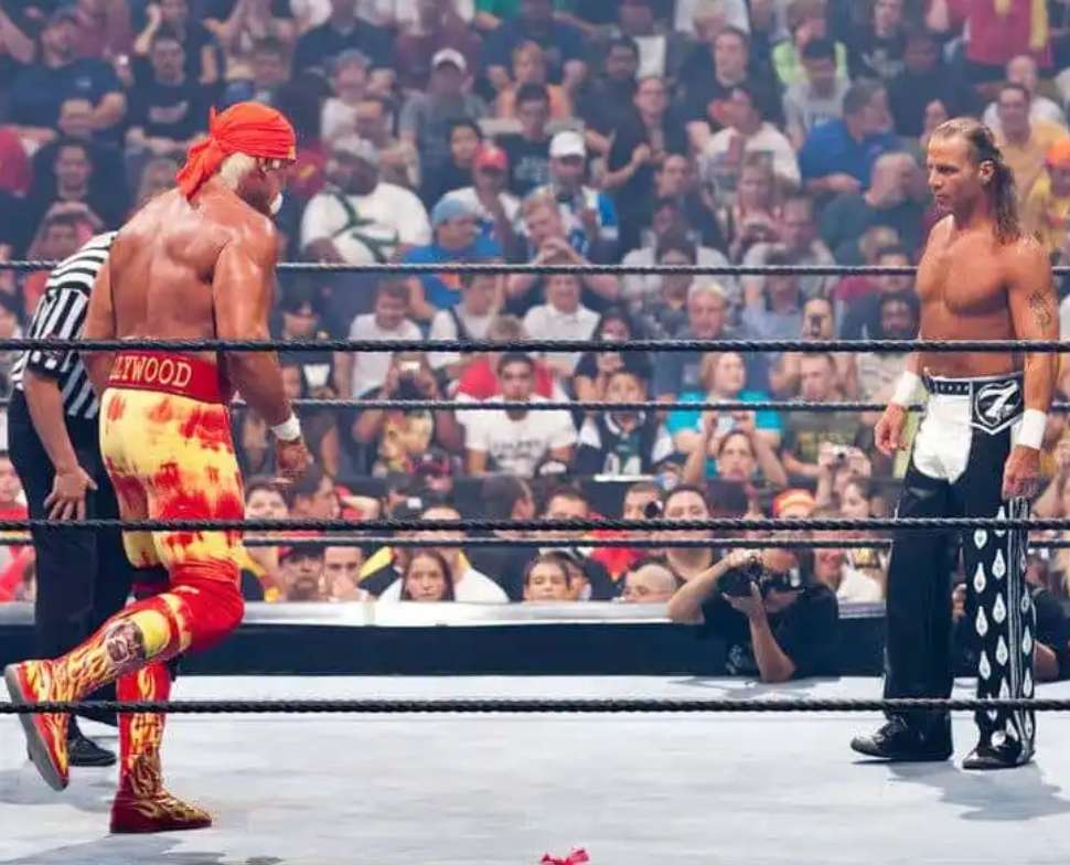 SparkScouting's tweet card. But perhaps no dream match did more to expose the myth of the dream match than Hulk Hogan vs. Shawn Michaels at SummerSlam 2005.