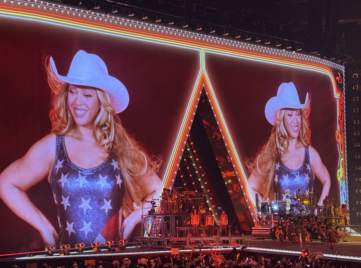 johnnykats's tweet card. Beyoncé ran a flashy rodeo at Allegiant Stadium, saying the show was “a dream come true.”