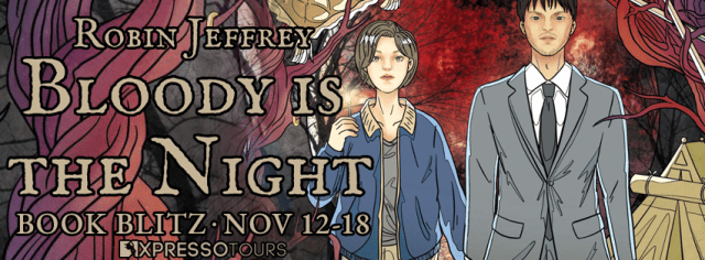 BlueMoodCafe1's tweet card. Bloody is the NightRobin Jeffrey(The Night, #2)Publication date: November 12th …