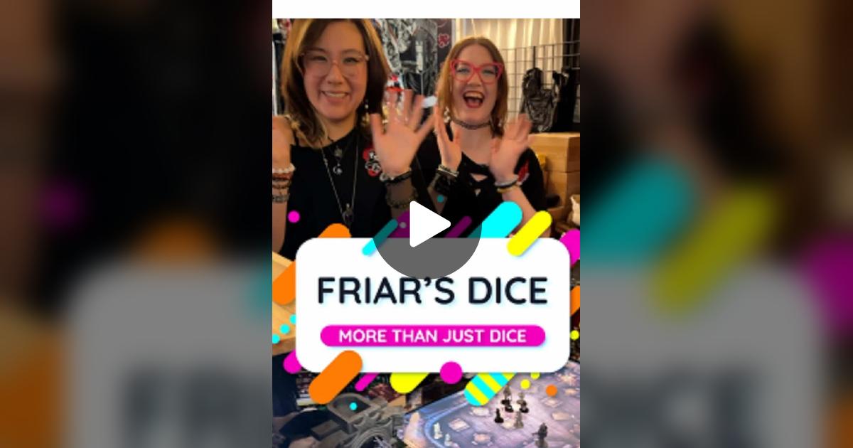 DragonRoast's tweet card. 555 likes, 2 comments. “We are so excited to be working with @Friarsdice ! They are incredible story tellers and have some amazing products!”