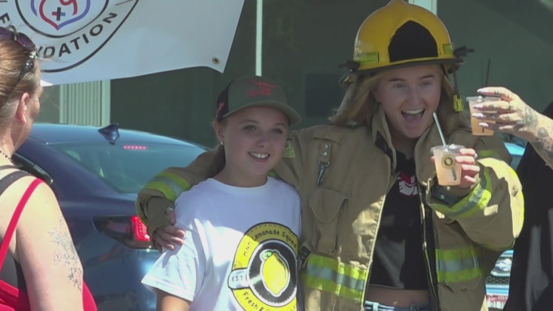 KREM2's tweet card. McKenzie McMurray worked to make a difference for the families of the ambushed firefighters, one cup of lemonade at a time.
