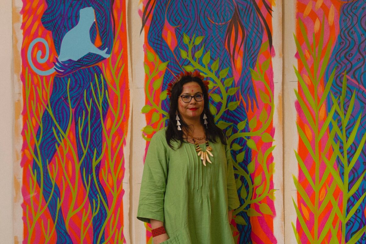mongabay's tweet card. Whether you’re looking at her giant paintings of Indigenous women creators or having a chat before the interview, Daiara Tukano always transmits her power, her well-honed critical viewpoint and...