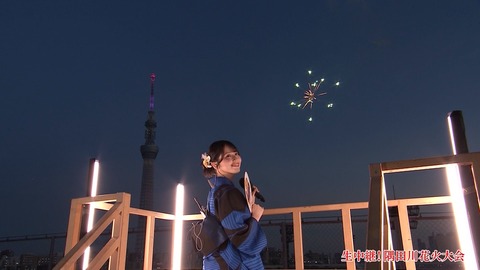 YTakeru2016's tweet card. [イコラブ] 舞香ちゃんと花火とスカイツリー 素晴らしい！画になるなぁ… : イコラブ＠プレス（イコラブまとめ）