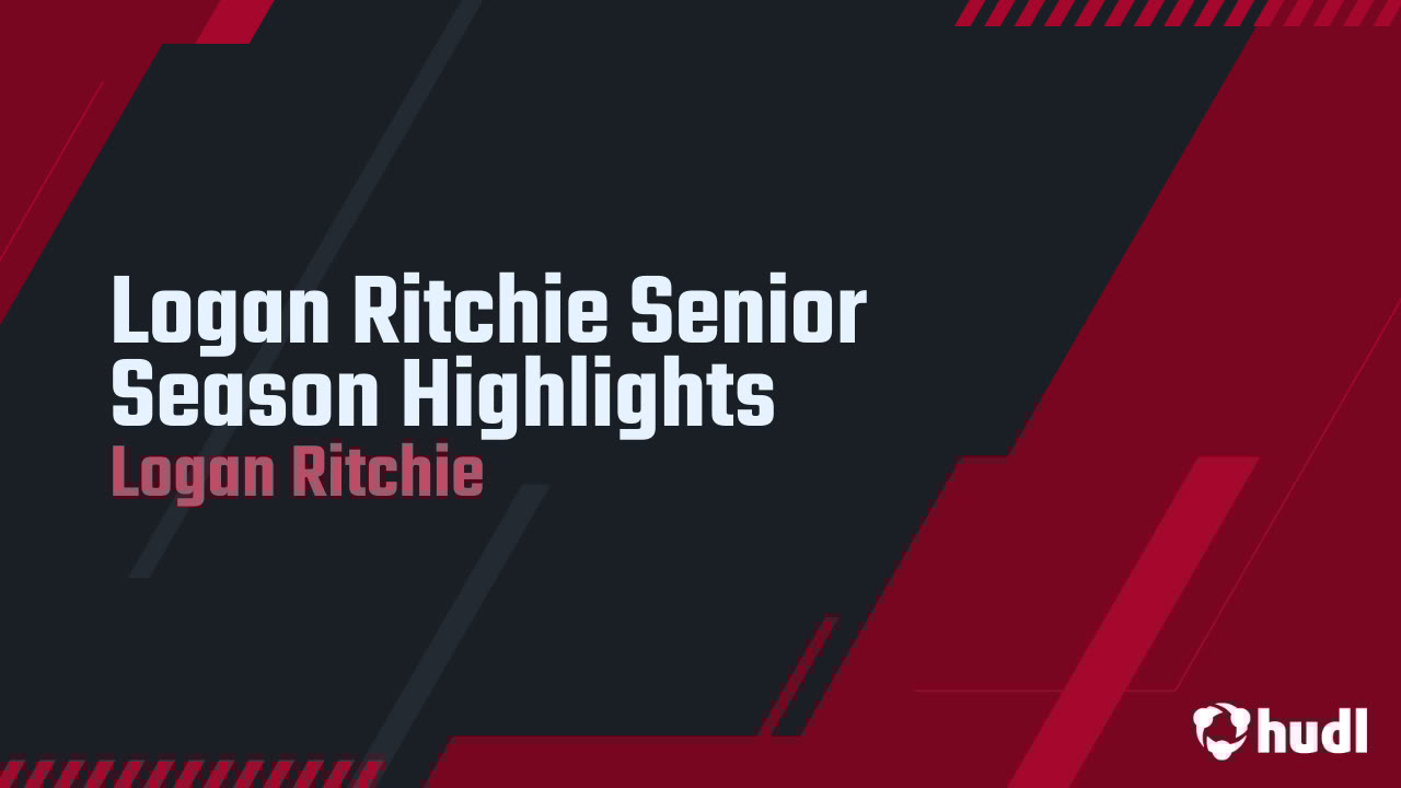 LogRitchie's tweet card. Logan Ritchie Senior Season Highlights
