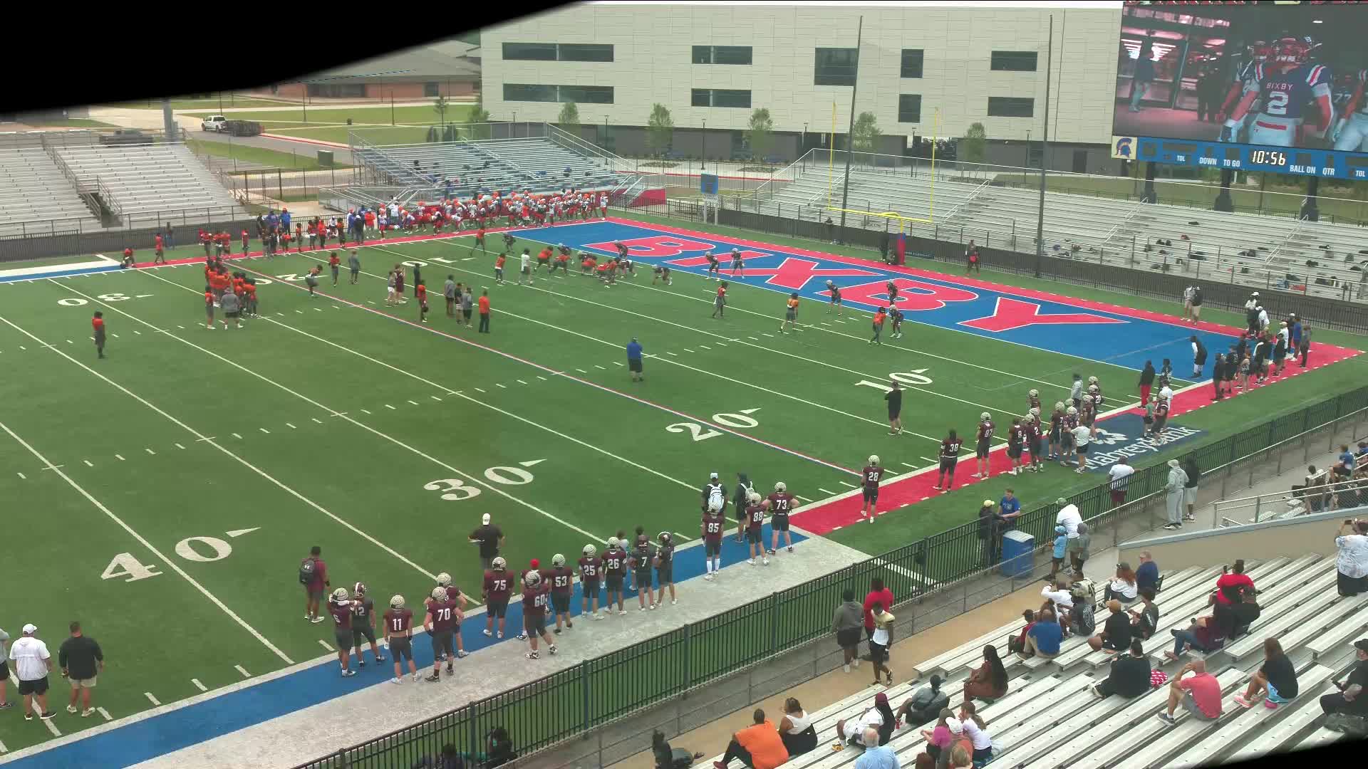 Aj_Roberts_jr's tweet card. Bixby Team Camp