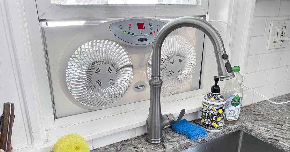 wirecutter's tweet card. If you don’t have the means to install an induction cooktop or vented range hood, a window fan can go a long way toward keeping your kitchen air clean.