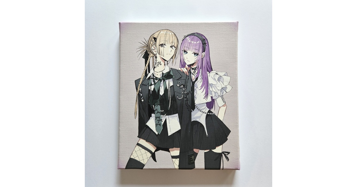 abblimgo's tweet card. キャンバスプリント(¥ 5,000), キャンバスプリント(¥ 4,500), A4クリアファイル(¥ 700), タトゥーシール(¥ 500), ステッカー(¥ 400), トレカ(¥ 300), イラスト集「花歌留多」(¥ 600), アクリルキーホルダー(¥ 900), ダイカットシール(¥ 200), ステッカー(¥ 300), イラストカード(¥ 400), ポストカード(¥...