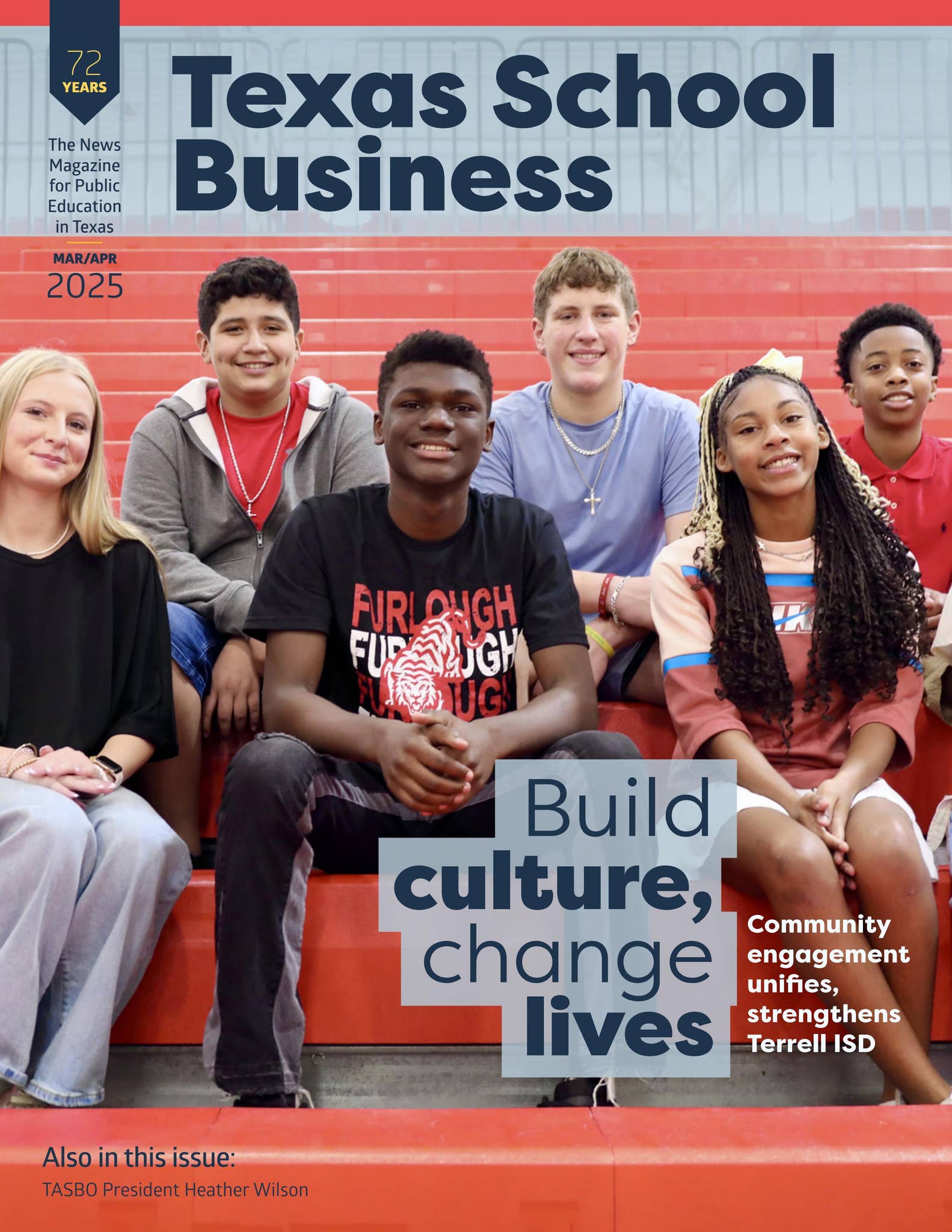 TXSchoolBiz's tweet card. The March/April issue of Texas School Business highlights a district turnaround in Terrell ISD. The issue also features a profile on new TASBO President Heather Wilson. You'll find a look back at TCSW