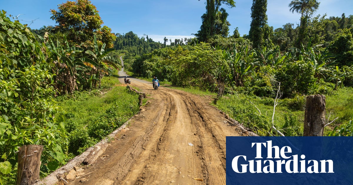 josephQED's tweet card. Thousands of acres of rainforest is being cleared to produce palm oil, used in popular Nestlé and Mondelēz brands