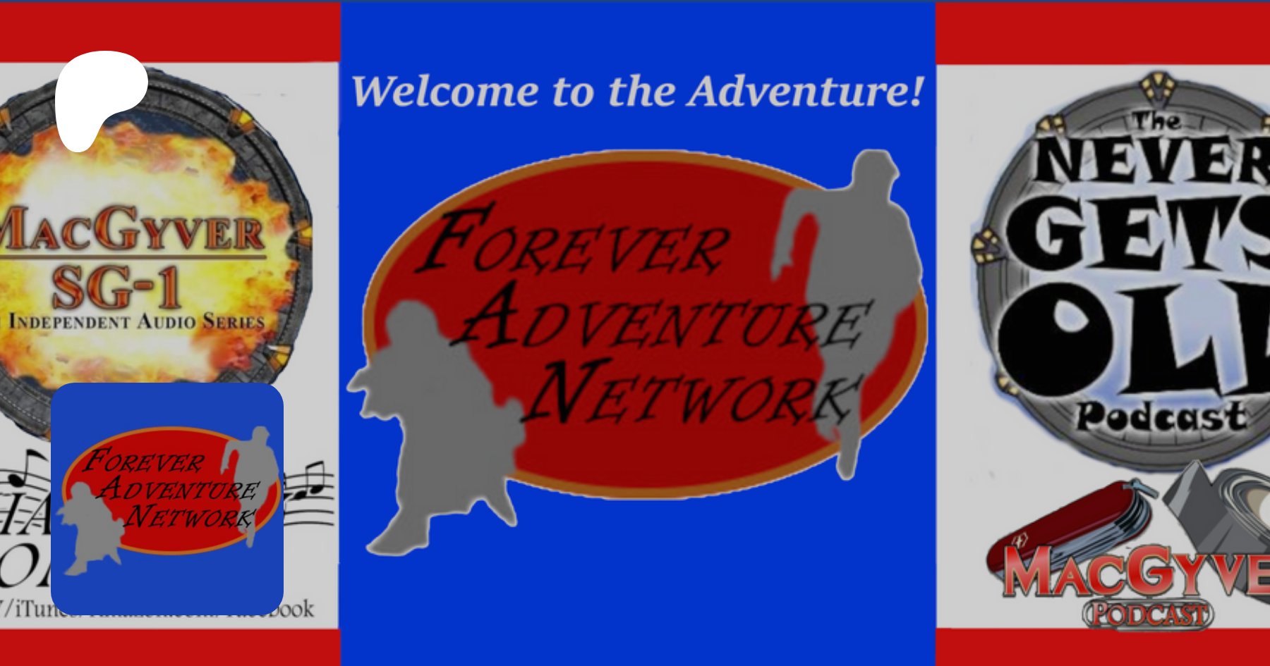 NeverGetsOldPod's tweet card. creating Audio Series, Podcasts & Original Music.